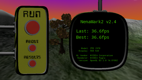 Обзор ZTE V970. Скриншоты. NenaMark 2.4