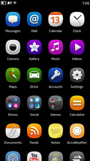 Скриншот смартфона Nokia N950