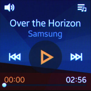 Снимок экрана Samsung Gear 2