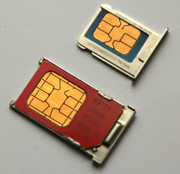 Mini-SIM и Micro-SIM