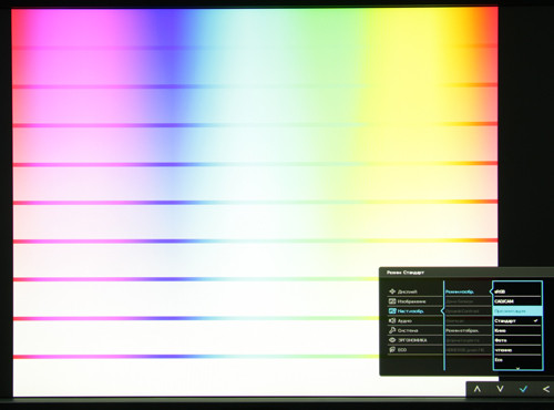 ЖК-монитор BenQ BL2710PT, тестовое изображение в режиме Презентация