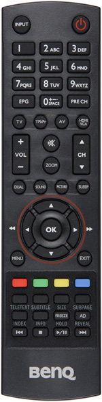 ЖК-монитор BenQ E24-5500, Пульт ДУ