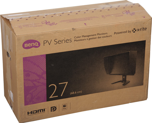 ЖК-монитор BenQ PV270, коробка
