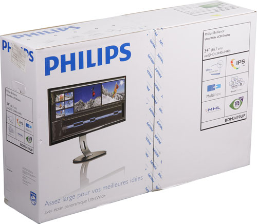 ЖК-монитор Philips BDM3470UP, коробка