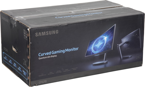 ЖК-монитор Samsung C24FG70FQI, коробка