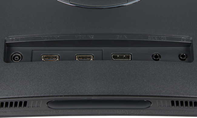 ЖК-монитор Samsung C24FG70FQI, разъемы