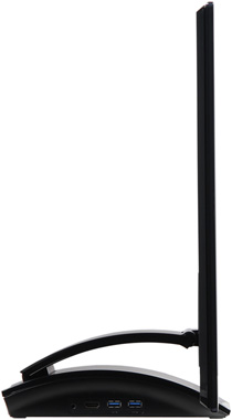 ЖК-монитор Samsung C27A750X, Вид сбоку
