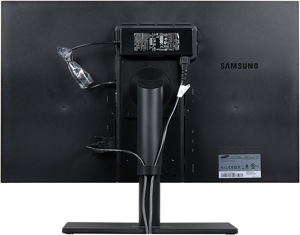 ЖК-монитор Samsung S27A850D, Вид сзади