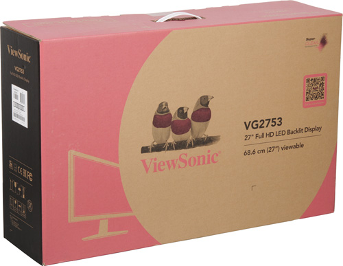 ЖК-монитор ViewSonic VG2753, коробка