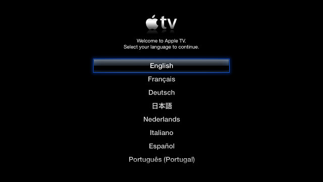 Интерфейс Apple TV