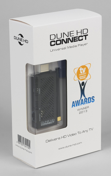 Упаковка плеера Dune HD Connect
