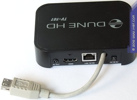 Dune HD TV-101 с дополнительным USB разъёмом