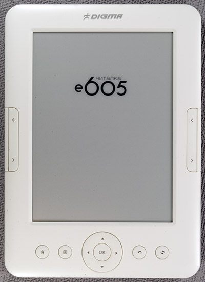 Добротная недорогая электронная книга (читалка) Digma e605 с экраном E-Ink Pearl