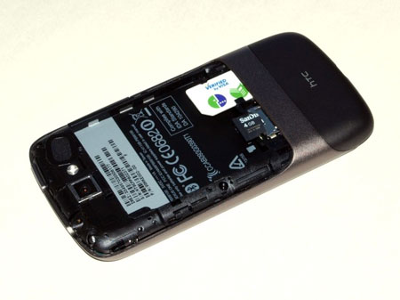 Обратная сторона аппарата