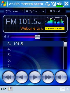 Программа работы с радиприёмником