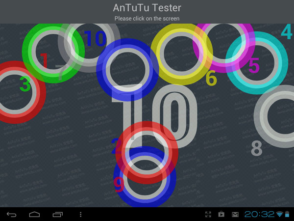 Результаты теста AnTuTu Benchmark на планшете 3Q Surf RC9716B
