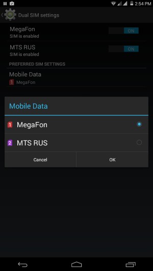 Операционная система Acer Iconia Talk S