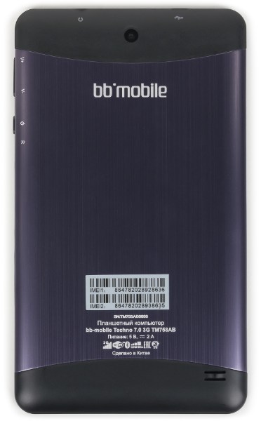 Дизайн планшета bb-mobile Techno 7.0 3G (TM758AB)
