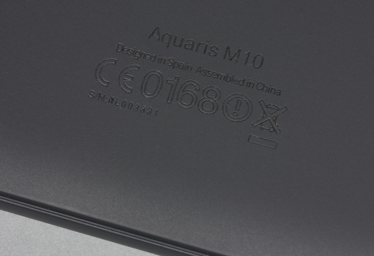 Дизайн планшета BQ Aquaris M10 Ubuntu Edition