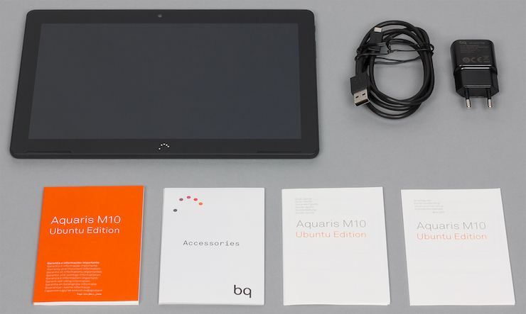 Комплектация планшета BQ Aquaris M10 Ubuntu Edition