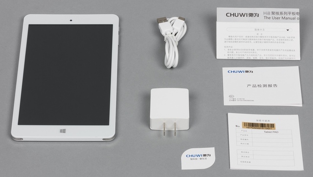 Комплект поставки планшета Chuwi Hi8 Pro