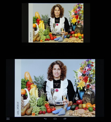 Обзор планшета Explay Scream 3G. Тестирование дисплея