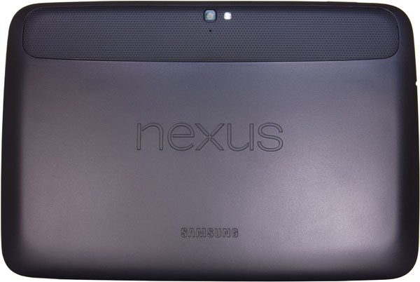 Задняя сторона Google Nexus 10