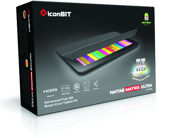 Коробка планшета iconBIT NetTAB Matrix Ultra NT-0704M