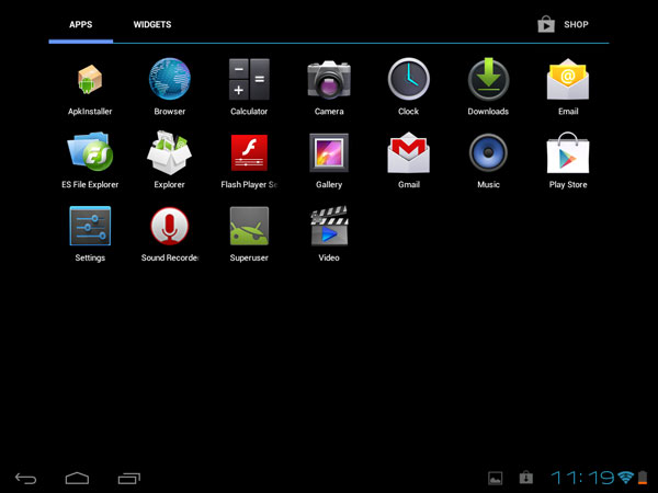 Android 4.0 на планшете iconBIT NetTAB Space II