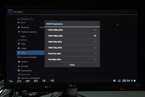 Тест HDMI на планшете iconBIT NetTAB Thor Quad FHD