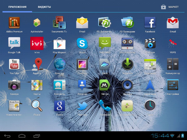 Android 4.0 на планшете iRu Pad Master E9701G