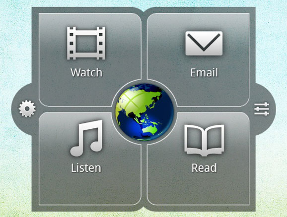 Скриншот виджета Lenovo ThinkPad Tablet