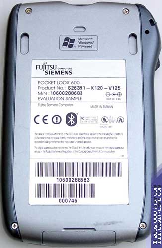 Fujitsu Siemens Pocket LOOX —  ,     Evaluation Sample