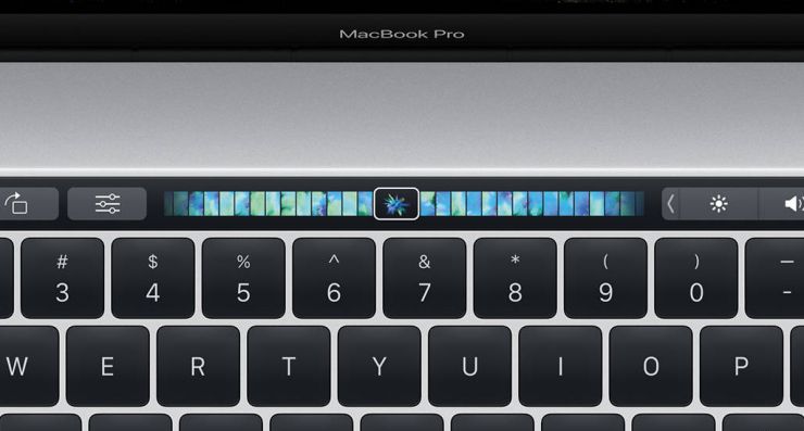 Apple Touch Bar в 15-дюймовом ноутбуке Apple MacBook Pro (Late 2016)