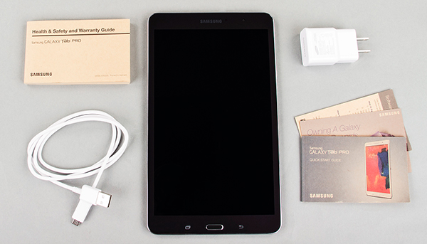 Комплектация планшета Samsung Galaxy Tab Pro 8.4