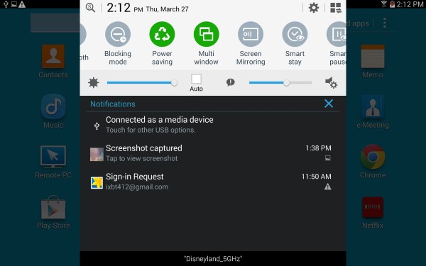 Операционная система планшета Samsung Galaxy Tab Pro 8.4