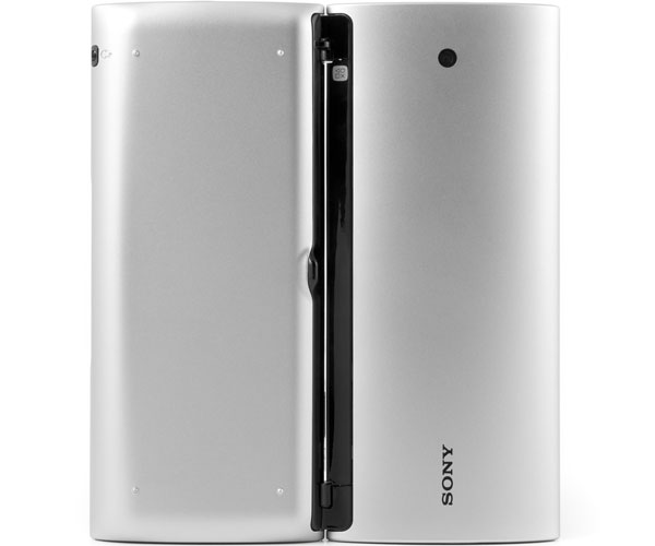 Внешний вид открытого планшета Sony Tablet P