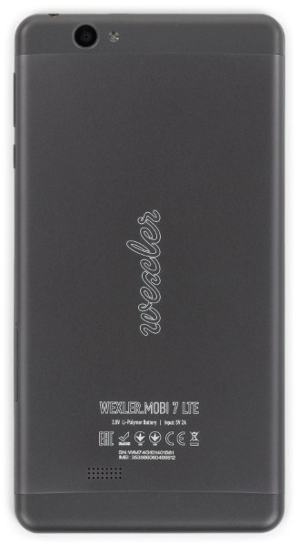 Дизайн планшета Wexler Mobi 7 LTE