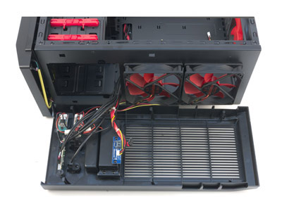 Корпус Chieftec LF-01B, верхняя панель