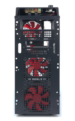 Корпус Chieftec LF-01B, вид на шасси спереди