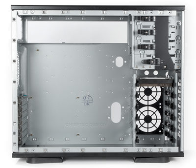 Chieftec SH-01B-B-B: вид изнутри слева