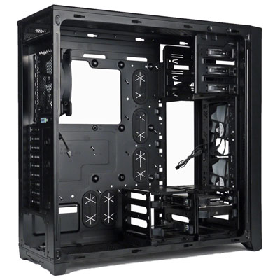 Вариант расположения корзин для HDD/SSD