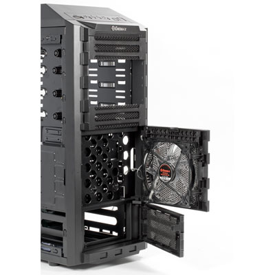 Enermax ECA3220: Дверцы лицевой панели, вентилятор Vegas