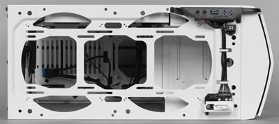 Вид на шасси сверху