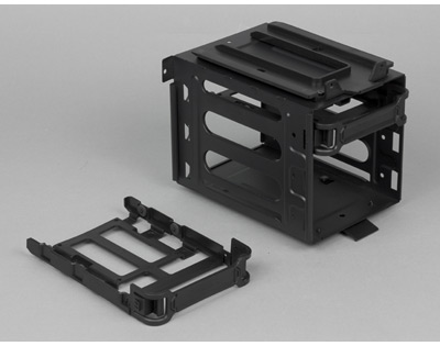 Корпус Thermaltake Chaser A31 Snow Edition, салазки и корзина для дисков