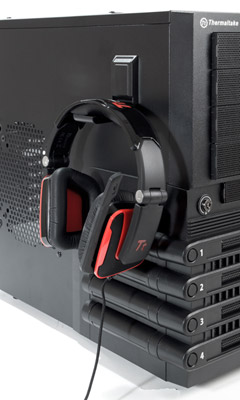Корпус Thermaltake Level 10 GTS, Подвес для наушников