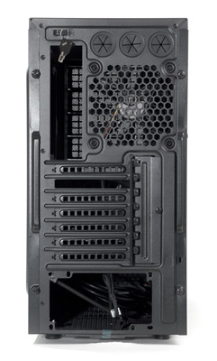 Корпус Thermaltake Level 10 GTS, Вид сзади