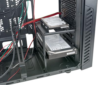 Крепление накопителей