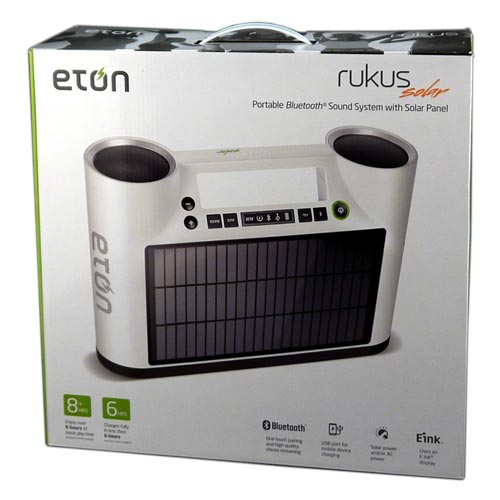 Eton Rukus Solar: упаковка
