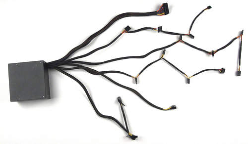 Провода и разъемы блока питания Aerocool KCAS-500W